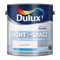 Dulux Light & Space Matt Emulsion Paint Jasmine Shimmer - 2.5L -Best Paint Store 12839229 1964833193846530