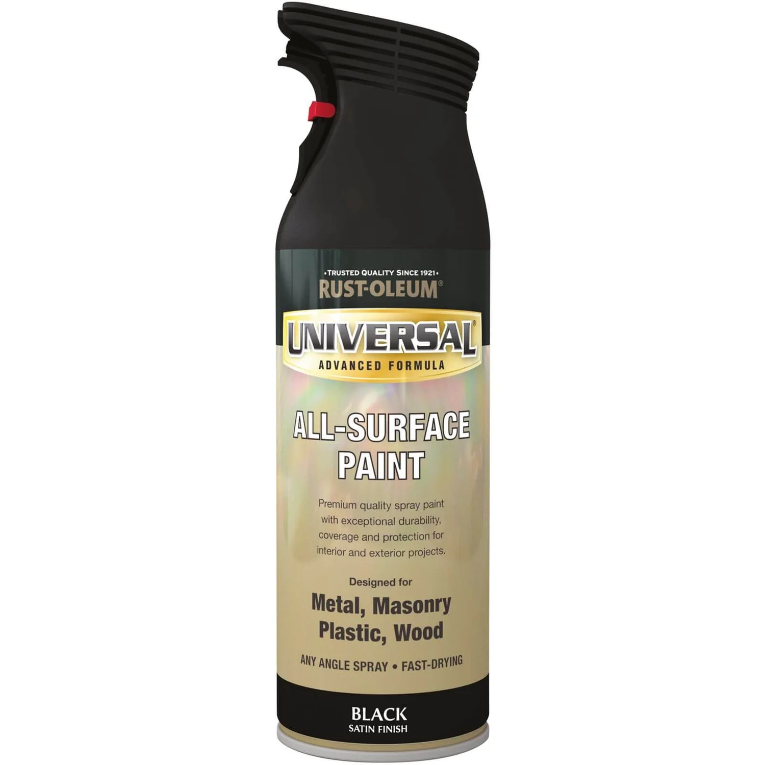 Rust-Oleum Universal Satin Spray Paint - Black - 400ml Rust-Oleum Universal Satin Spray Paint - Black - 400ml -Best Paint Store 12839290 3634831940368791