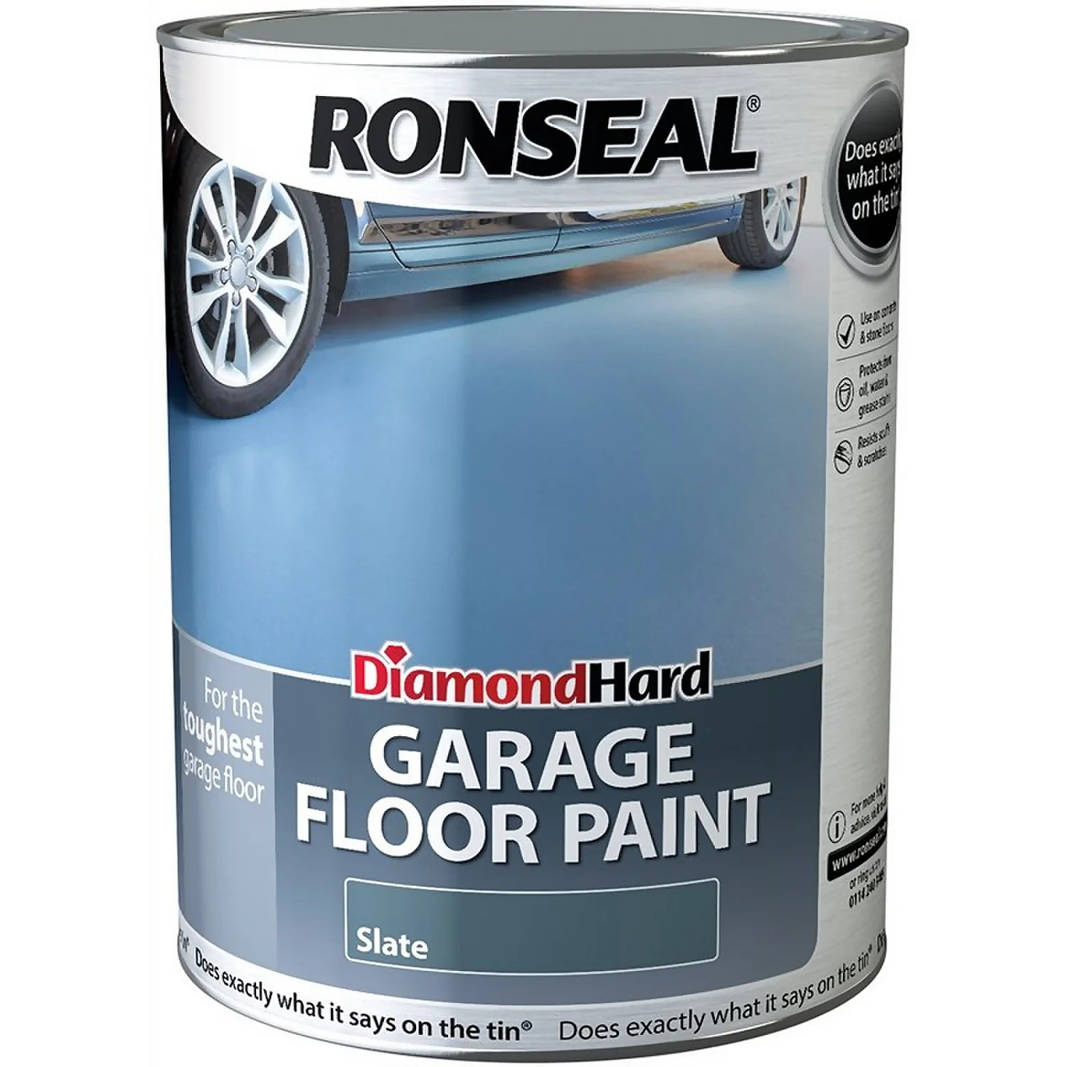 Ronseal Diamond Hard Slate - Garage Floor Paint - 5L Ronseal Diamond Hard Slate - Garage Floor Paint - 5L -Best Paint Store 12839415 1364847479944927