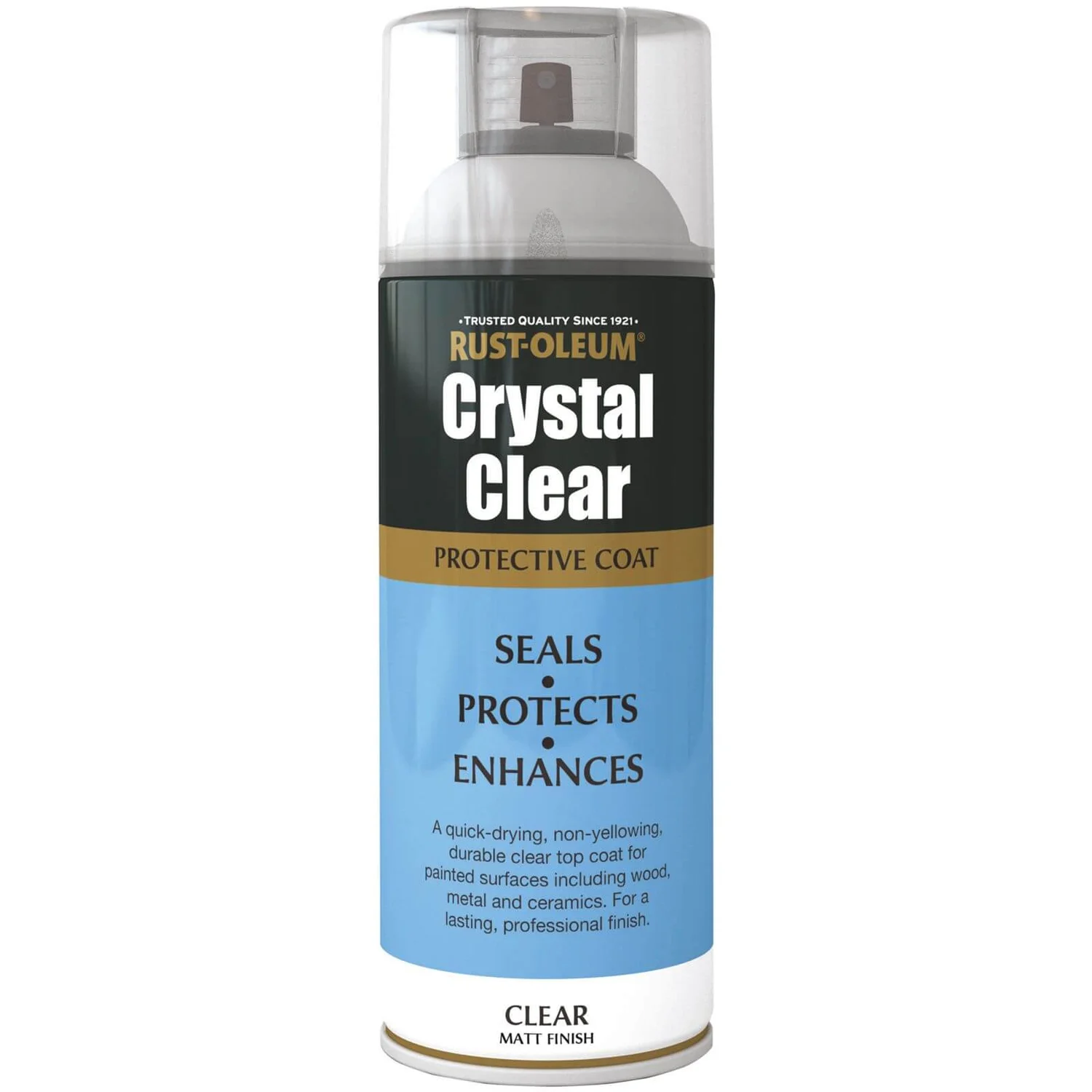 Rust-Oleum Matt Spray Paint - Crystal Clear - 400ml Rust-Oleum Matt Spray Paint - Crystal Clear - 400ml -Best Paint Store 12839874 6784831603752963