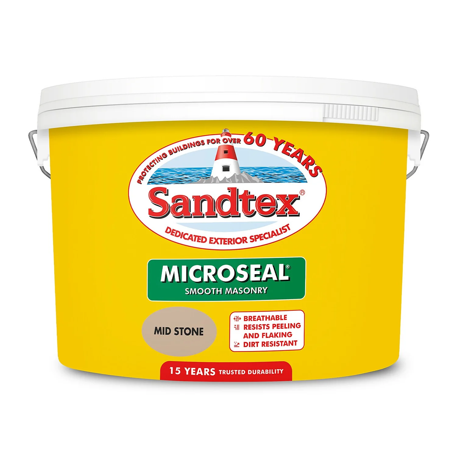 Sandtex® Ultra Smooth Masonry Paint Mid Stone - 10L Sandtex® Ultra Smooth Masonry Paint Mid Stone - 10L -Best Paint Store 12840368 1214872085458057