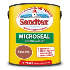 Sandtex® Ultra Smooth Masonry Paint Brick Red - 2.5L -Best Paint Store 12841204 1364872084206688