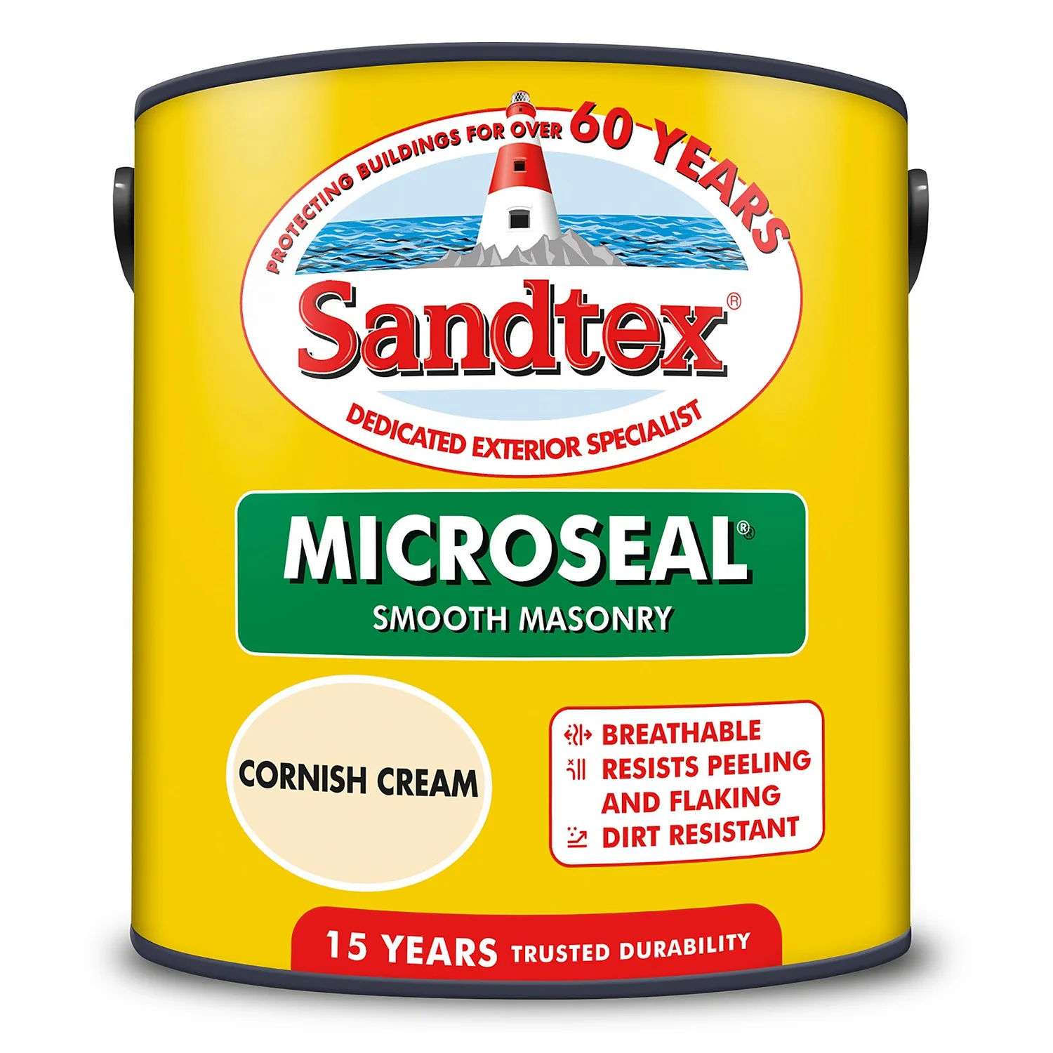 Sandtex® Ultra Smooth Masonry Paint Cornish Cream - 2.5L Sandtex® Ultra Smooth Masonry Paint Cornish Cream - 2.5L -Best Paint Store 12841413 1084872084481542