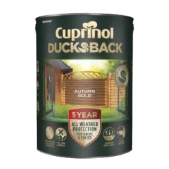 Cuprinol 5 Year Ducksback - Autumn Gold - 5L