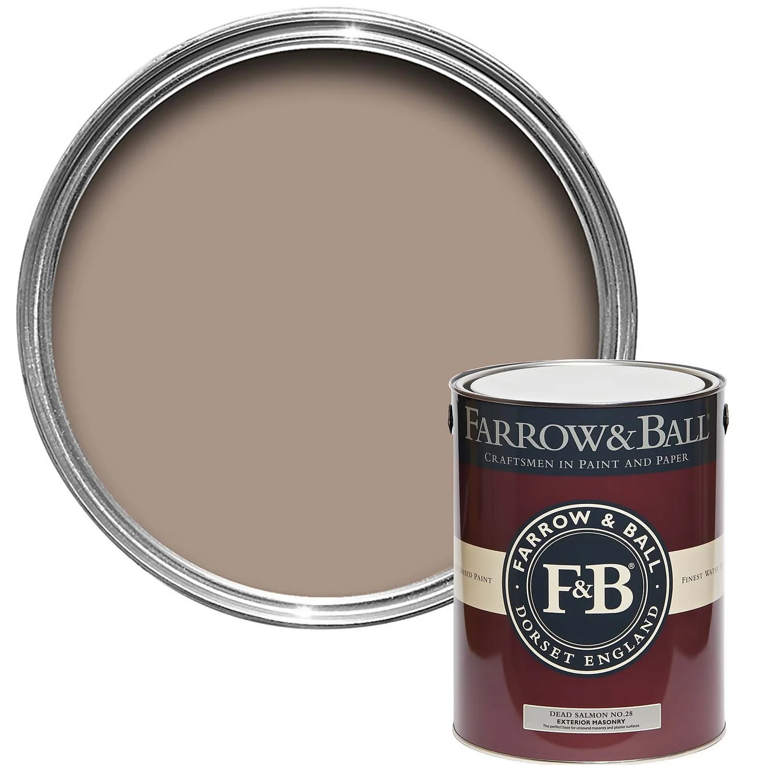 Farrow & Ball Exterior Masonry Paint Dead Salmon - 5L Farrow & Ball Exterior Masonry Paint Dead Salmon - 5L -Best Paint Store 12842666 1434951868236581