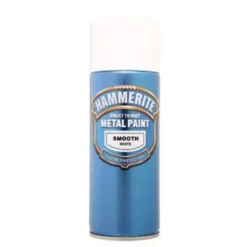 Hammerite White - Exterior Smooth Aerosol Paint - 400ml