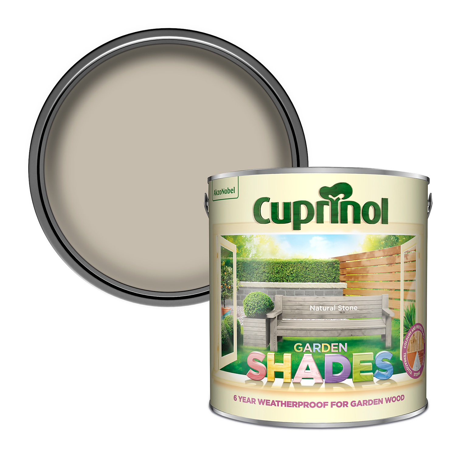 Cuprinol Garden Shades Natural Stone - 2.5L Cuprinol Garden Shades Natural Stone - 2.5L -Best Paint Store 12844602 1384949842923945