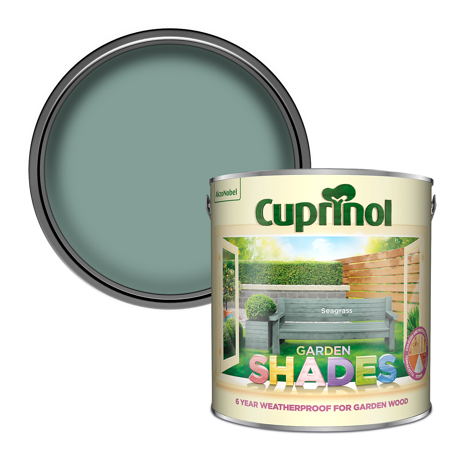Cuprinol Garden Shades Seagrass - 2.5L Cuprinol Garden Shades Seagrass - 2.5L -Best Paint Store 12844634 2684949843371335