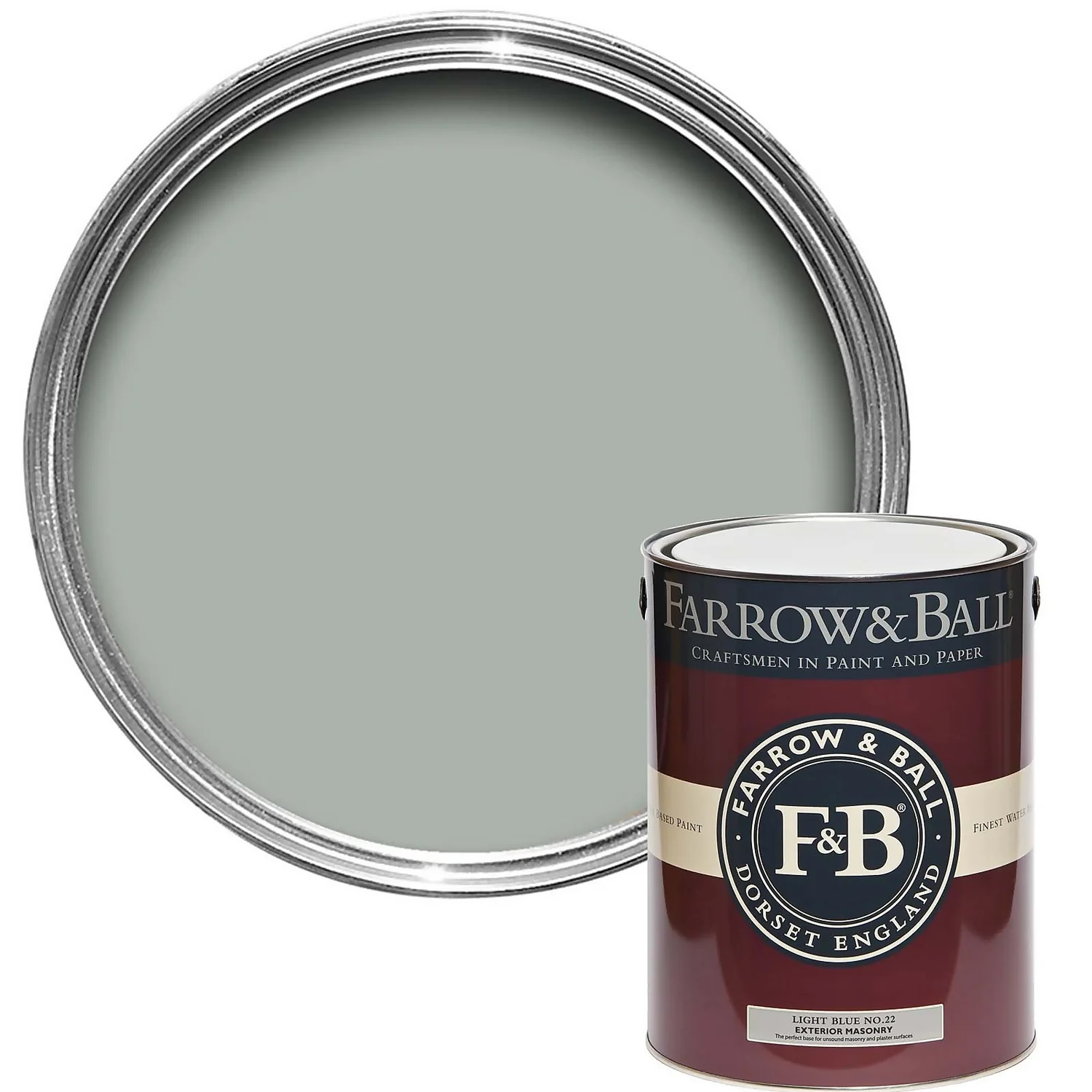 Farrow & Ball Exterior Masonry Light Blue - 5L Farrow & Ball Exterior Masonry Light Blue - 5L -Best Paint Store 12845194 2114951867458315