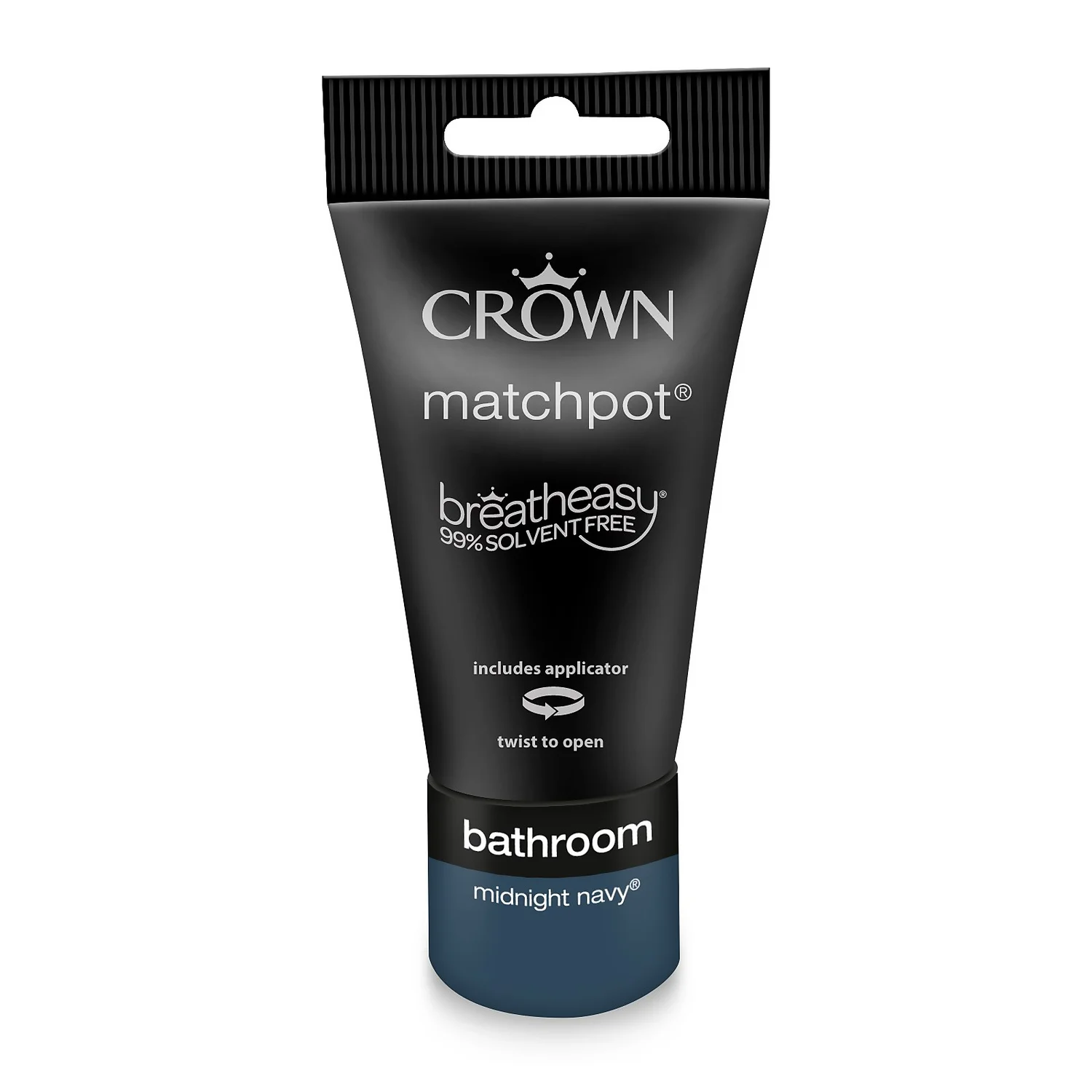 Crown Easyclean Bathroom Paint Midnight Navy - 40ml Crown Easyclean Bathroom Paint Midnight Navy - 40ml -Best Paint Store 12886554 1994853989651176