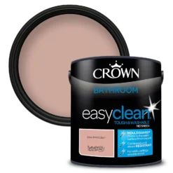 Crown Easyclean® Mouldguard+ Bathroom Mid Sheen Washable Multi Surface Paint Powdered Clay® - 2.5L