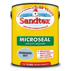 Sandtex® Ultra Smooth Masonry Paint Morning Sky - 5L -Best Paint Store 12886987 1354855754313051