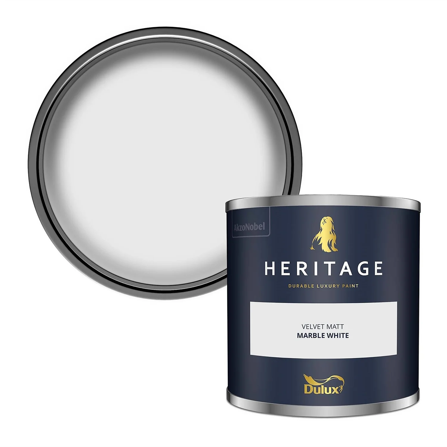 Dulux Heritage Matt Emulsion Paint Marble White - Tester 125ml Dulux Heritage Matt Emulsion Paint Marble White - Tester 125ml -Best Paint Store 12891513 1334843800860127