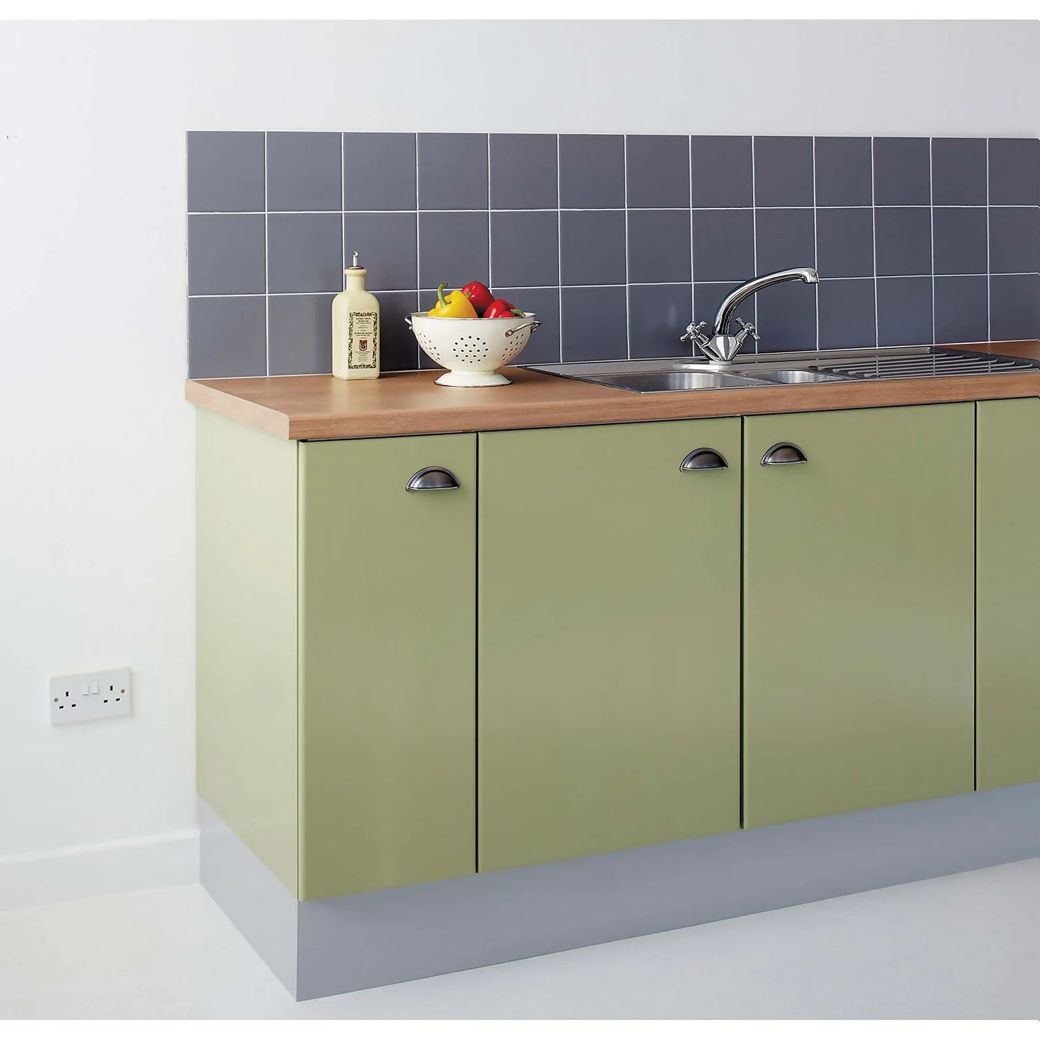 Ronseal One Coat Tile Paint Cobalt Grey Gloss - 750ml Ronseal One Coat Tile Paint Cobalt Grey Gloss - 750ml -Best Paint Store 13052750 2504876685801079