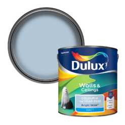 Dulux Walls & Ceilings Matt Emulsion Paint Bright Skies - 2.5L
