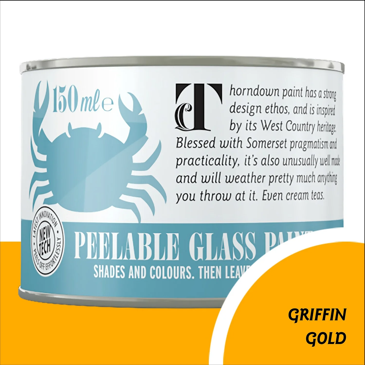 Thorndown Griffin Gold Peelable Glass Paint 150ml Thorndown Griffin Gold Peelable Glass Paint 150ml -Best Paint Store 13301849 1114920768303966