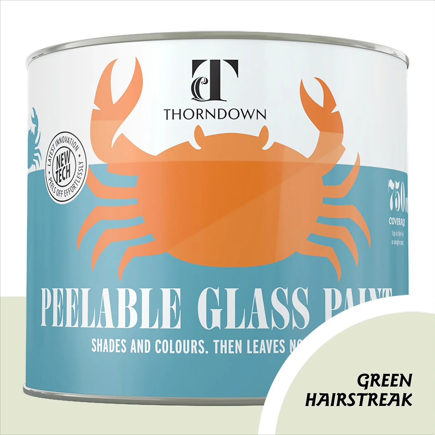 Thorndown Green Hairstreak Peelable Glass Paint 750ml Thorndown Green Hairstreak Peelable Glass Paint 750ml -Best Paint Store 13301852 1484920763001028