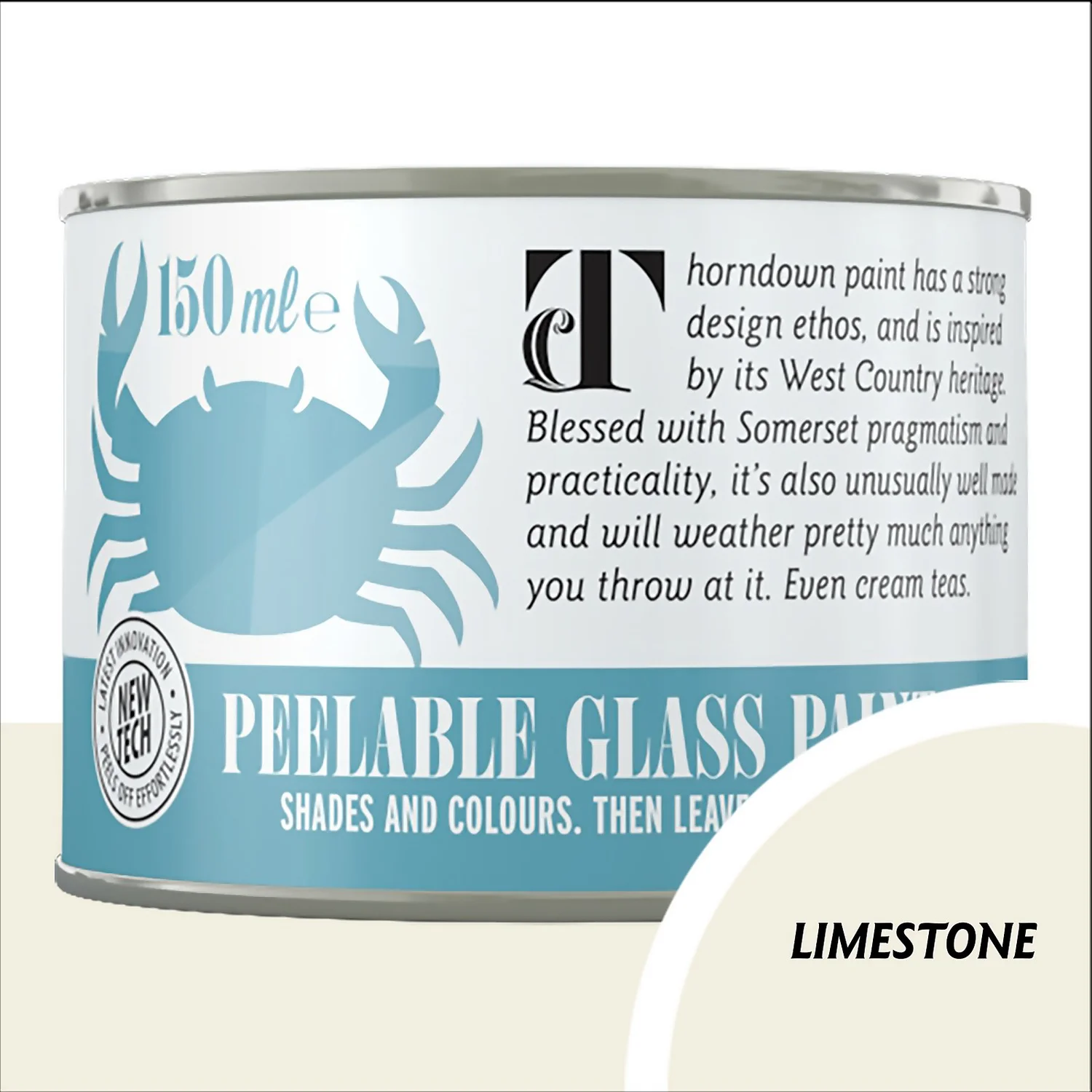 Thorndown Limestone Peelable Glass Paint 150ml Thorndown Limestone Peelable Glass Paint 150ml -Best Paint Store 13301859 3184920775368000