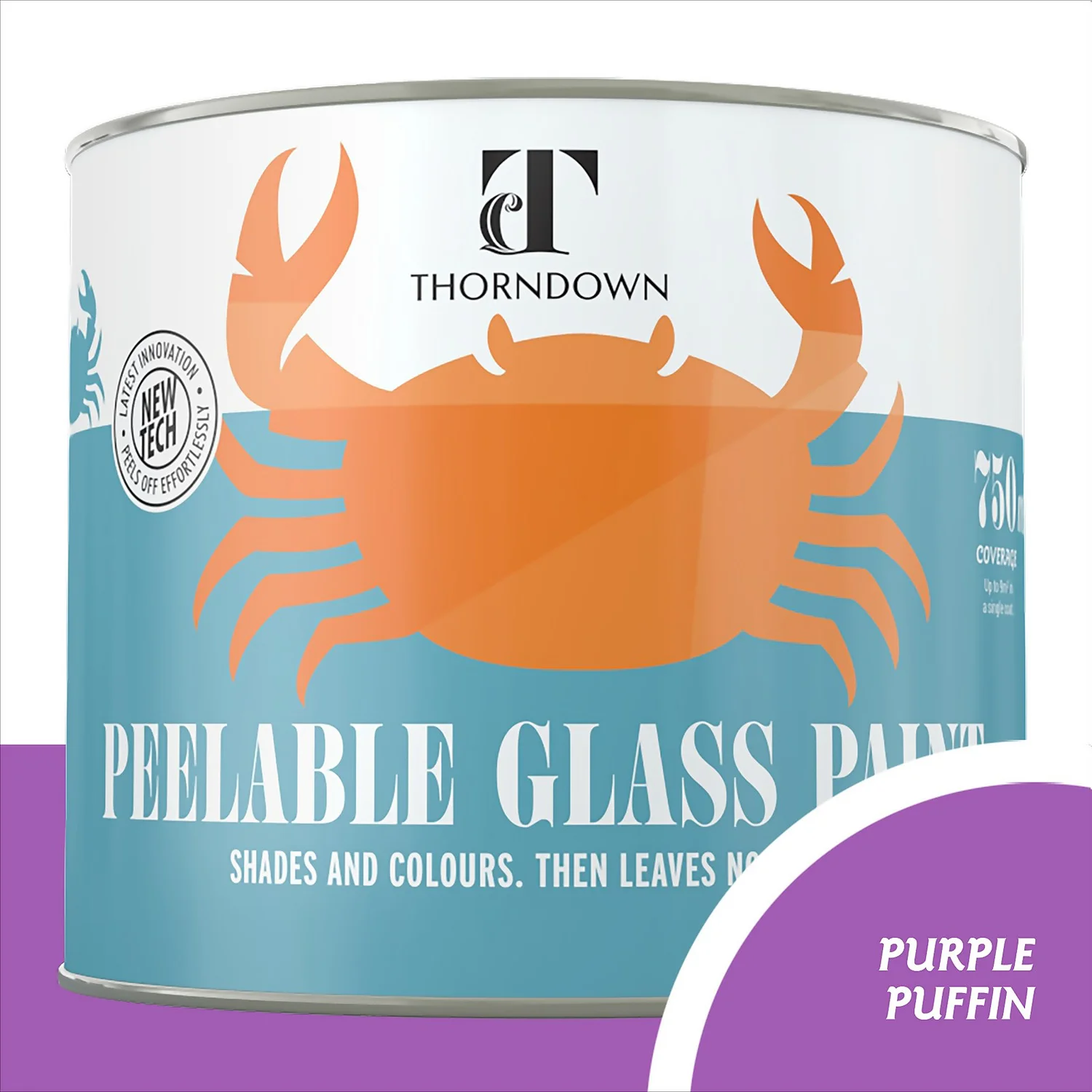 Thorndown Purple Puffin Peelable Glass Paint 750ml Thorndown Purple Puffin Peelable Glass Paint 750ml -Best Paint Store 13301882 2744920789447888