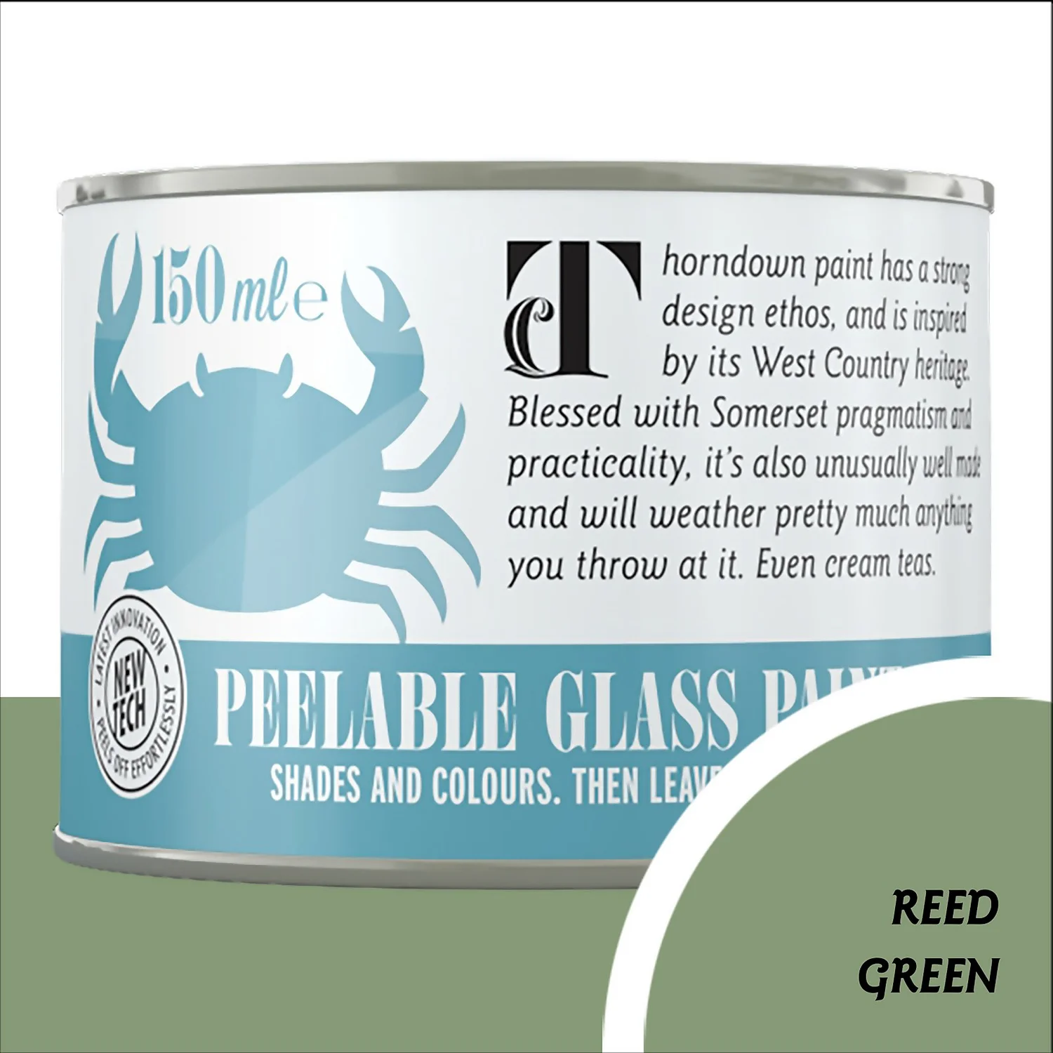 Thorndown Reed Green Peelable Glass Paint 150ml Thorndown Reed Green Peelable Glass Paint 150ml -Best Paint Store 13301884 3654920790455321