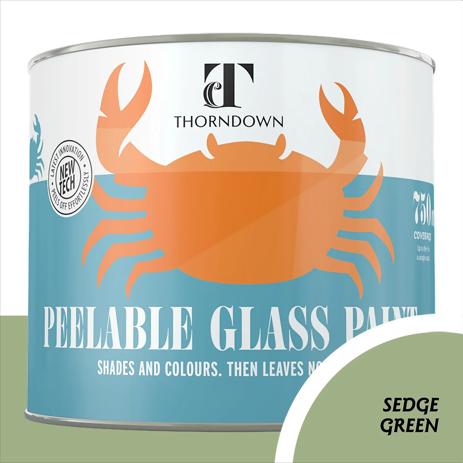Thorndown Sedge Green Peelable Glass Paint 750ml Thorndown Sedge Green Peelable Glass Paint 750ml -Best Paint Store 13301885 1644920813325854
