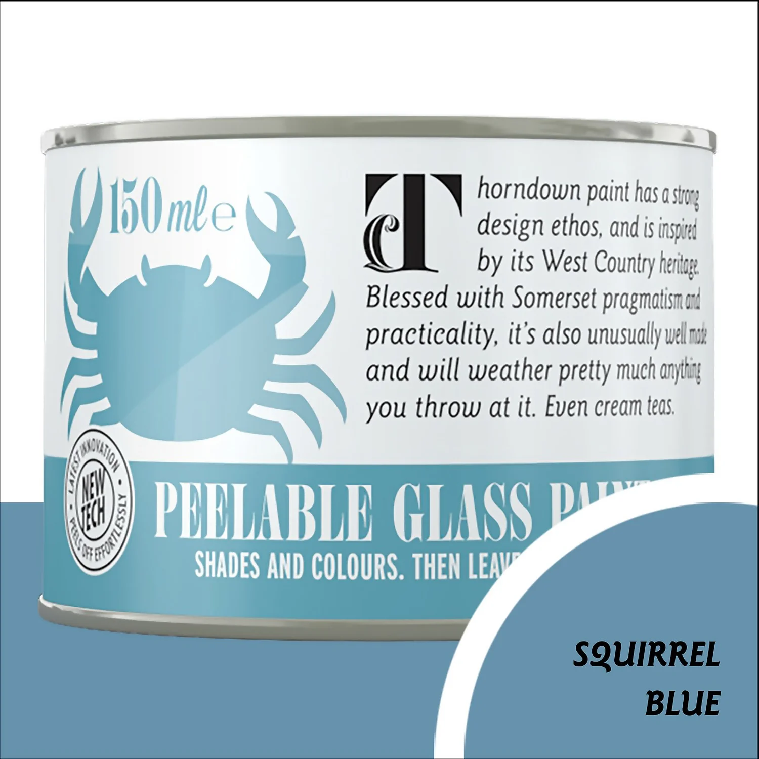 Thorndown Squirrel Blue Peelable Glass Paint 150ml Thorndown Squirrel Blue Peelable Glass Paint 150ml -Best Paint Store 13301889 5004920818756160