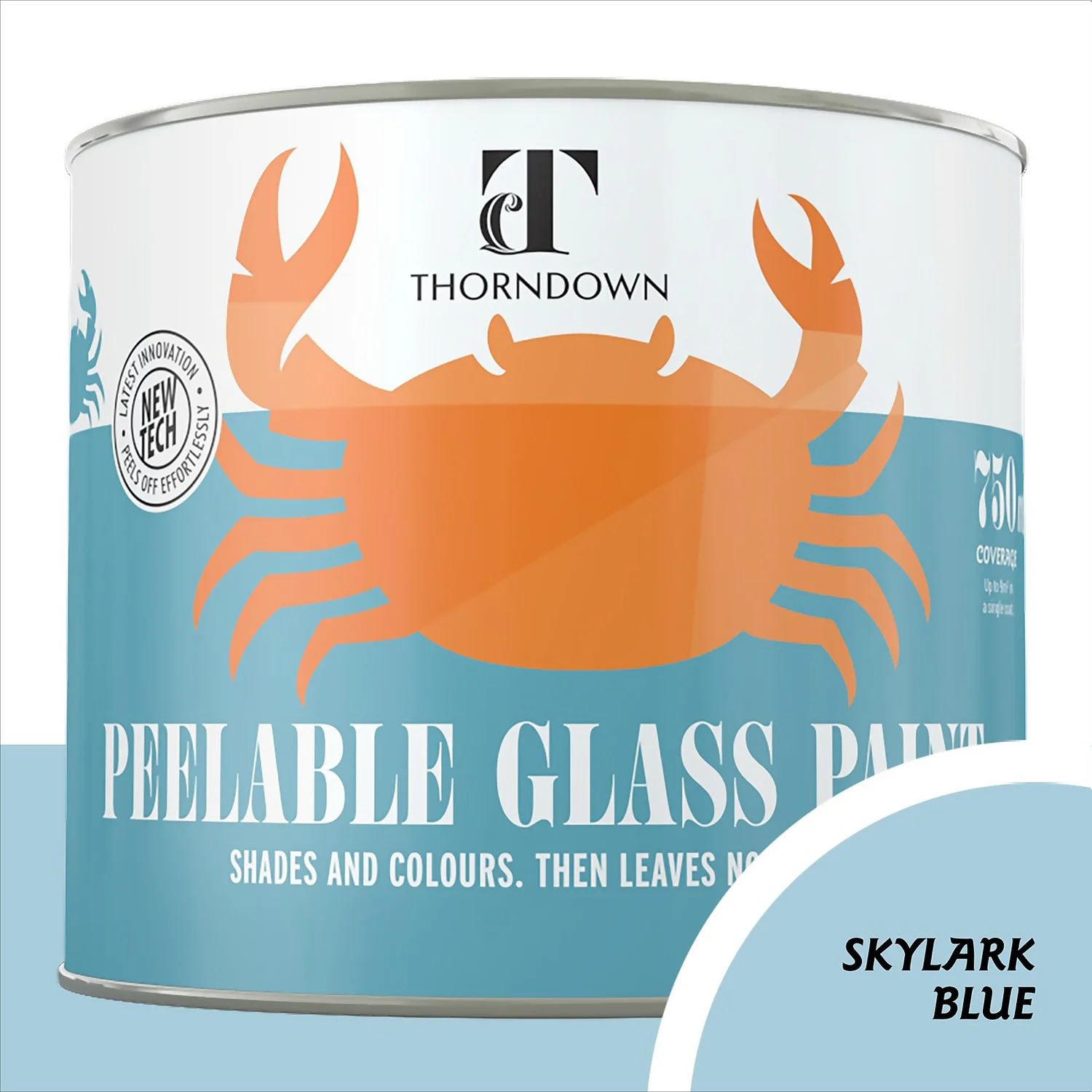 Thorndown Skylark Blue Peelable Glass Paint 750ml Thorndown Skylark Blue Peelable Glass Paint 750ml -Best Paint Store 13301895 9154920818775126