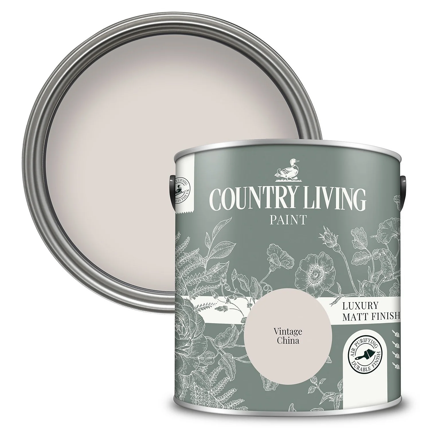 Country Living Matt Emulsion Multi-Surface Paint Vintage China - 2.5L Country Living Matt Emulsion Multi-Surface Paint Vintage China - 2.5L -Best Paint Store 13419328 2024940801376939