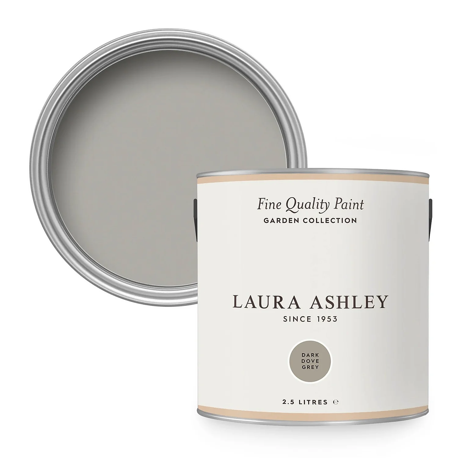Laura Ashley Eggshell Garden Paint Dark Dove Grey - 2.5L Laura Ashley Eggshell Garden Paint Dark Dove Grey - 2.5L -Best Paint Store 13694429 1154948044850452