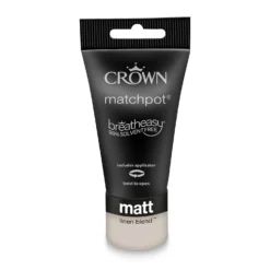 Crown Matt Emulsion Paint Linen Blend - Tester 40ml -Best Paint Store 13806978 7884964048623824