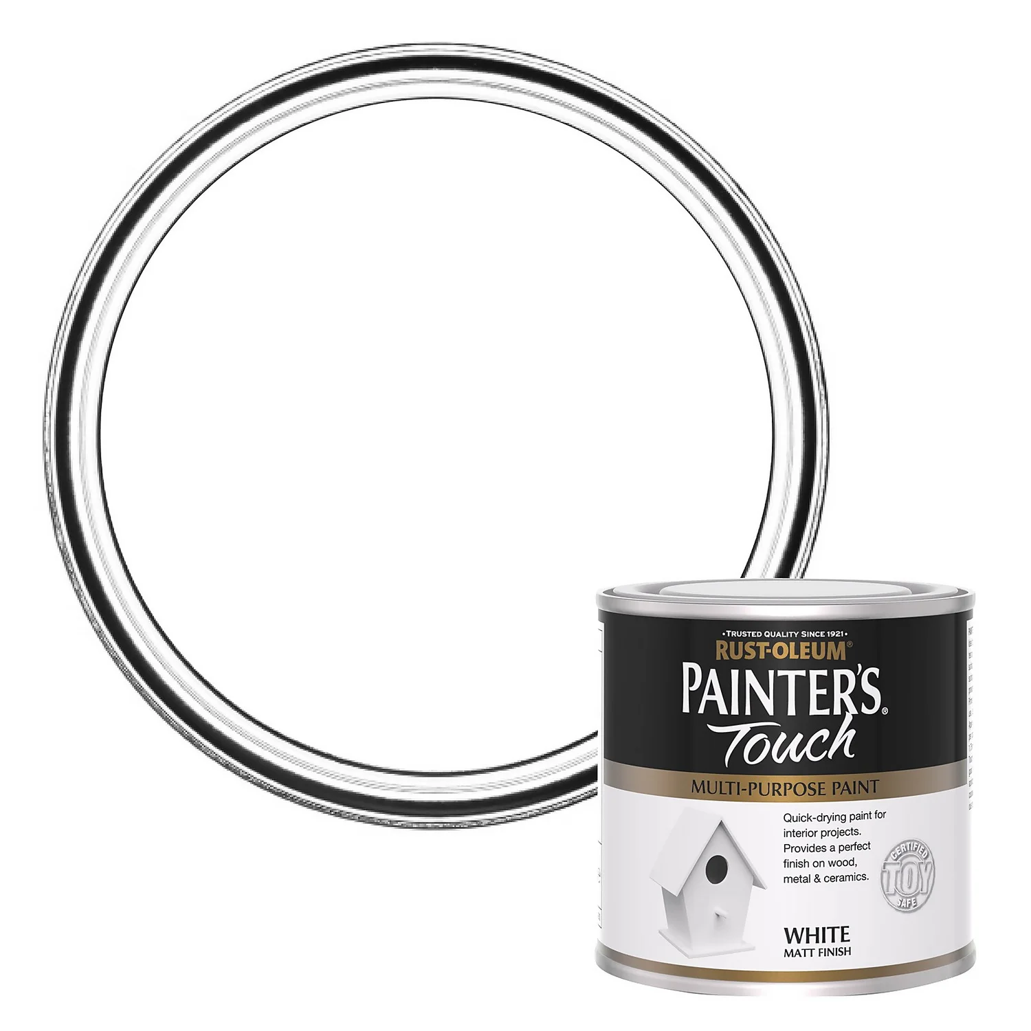 Rust-Oleum Painters Touch White Paint Matt - 250ml Rust-Oleum Painters Touch White Paint Matt - 250ml -Best Paint Store 14606441 1425053506965544