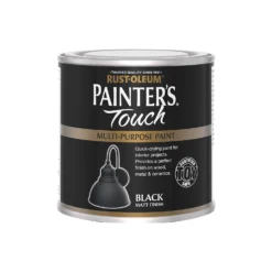 Rust-Oleum Painters Touch Matt Paint Black - 250ml 5 Rust-Oleum Painters Touch Matt Paint Black - 250ml -Best Paint Store 14606448 1175053507713852