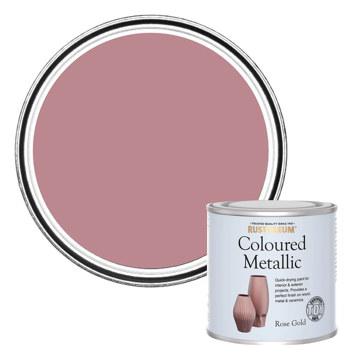 Rust-Oleum Metallic Paint Rose Gold - 250ml Rust-Oleum Metallic Paint Rose Gold - 250ml -Best Paint Store 14606450 1305053507588335