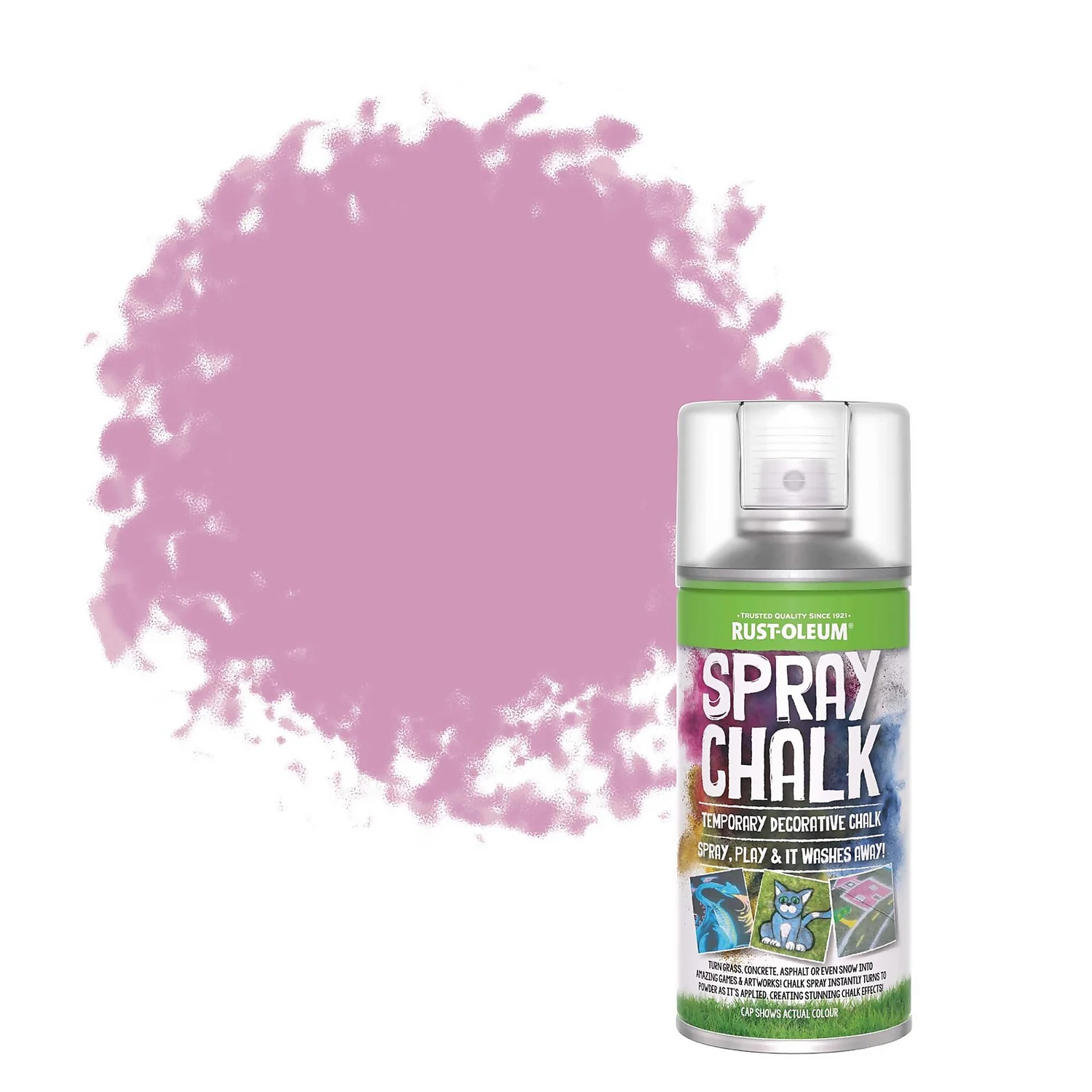 Rust-Oleum Spray Chalk Paint Pink - 150ml Rust-Oleum Spray Chalk Paint Pink - 150ml -Best Paint Store 14606471 1765053506594174
