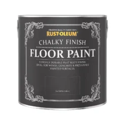 Rust-Oleum Chalky Floor Paint Black Sand - 2.5L 4 Rust-Oleum Chalky Floor Paint Black Sand - 2.5L -Best Paint Store 14606519 4925053487447289