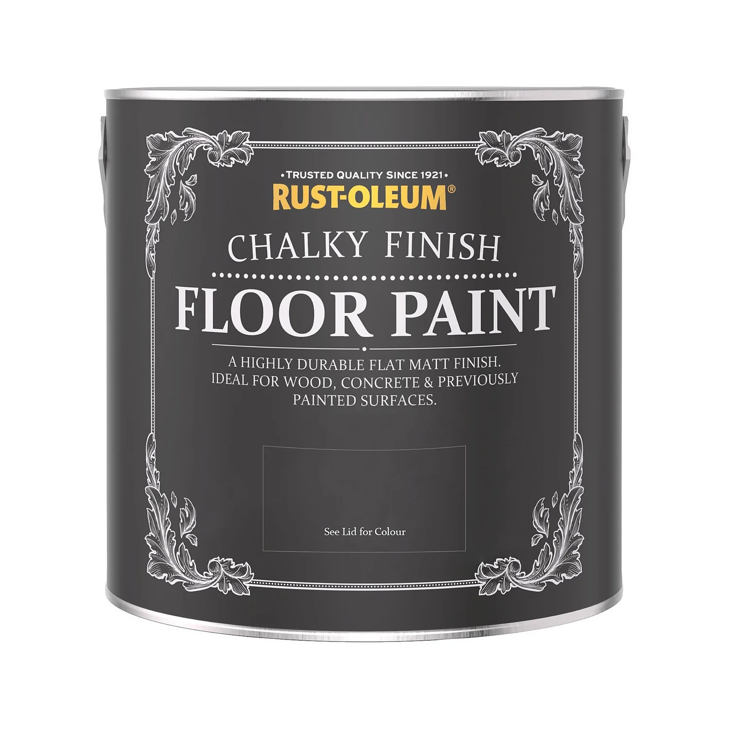 Rust-Oleum Chalky Floor Paint Black Sand - 2.5L Rust-Oleum Chalky Floor Paint Black Sand - 2.5L -Best Paint Store 14606519 4925053487447289